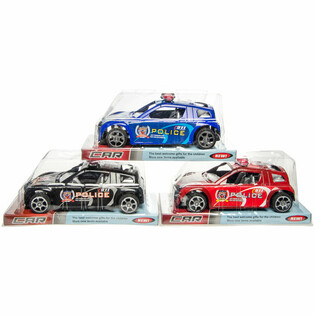 FRICTIE POLICE CAR ON BLISTER (6 Stück)