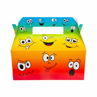 Kinder Menübox Smiley - 22,5 x 12 x 9,5 cm (24 Stück)