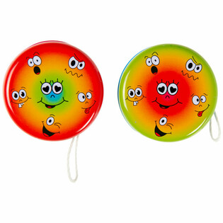 METAL SMILEY YOYO / JOJO (24 Stück)