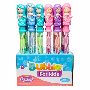 GROSSE MERMAID / MERMAID BUBBLE ROD 38 Cm. IM DISPLAY (24 Stück)
