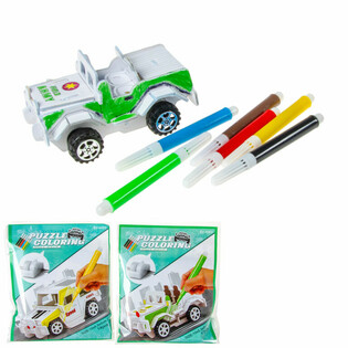 3D PUZZLE BAUEN & FARBEN SIE IHR EIGENES AUTO (12 Stück)