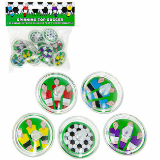 Fu&szlig;ball-Kreisel (12er-Pack) | B2B Spielzeug