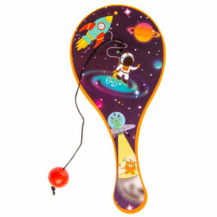 PADDLE BAT - PALLETTE MIT BALL - MODELL: SPACE (48 St.)