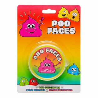 Smiley Poo Kackhaufen Schleim Putty auf Karte (12 St.)
