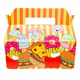Fast Food Menüboxen - 22.5 x 12 x 9.5 cm (24 Stück)