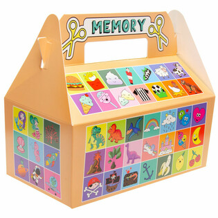 Große Memory Menüboxen - 22.5 x 12 x 9.5 cm (24 Stk.)