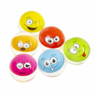 Smiley Flummis Ø 3.2 cm (50 Stk.)