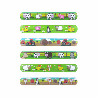 Schnapparmband &ndash; Bauernhof-Tiere (120 Stk.)