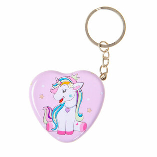 EINHORN SCHL&Uuml;SSELANH&Auml;NGER MIT METALLBOX (24 Stk.)
