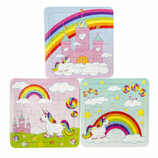 MIX Einhorn Puzzles - 14 x 14 cm (50 St.)