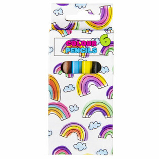6-teiliges Buntstifte-Set - Regenbogen (24 Stk.)