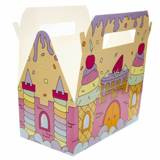 Kids Menübox Eisschloss - 22.5 x 12 x 9.5 cm (24 Stk.)