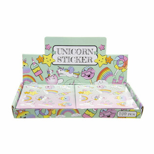 Einhorn Fun Sticker Display (120 Stk.)