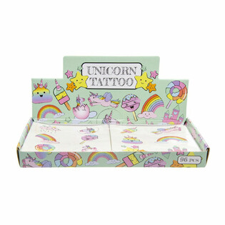 FUN TATTOOS &ndash; MOTIV: EINHORN (96 Stk.)