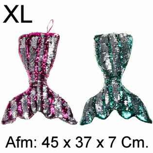 XL PLÜSCH-MEERJUNGFRAUENSCHWANZ – KISSEN – 45 CM – VERSCHIEDENE FARBEN (4 Stück)
