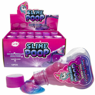 UNICORN / EINHORN KACKE SCHLEIM IN FLASCHE IM DISPLAY (12 Stk.)