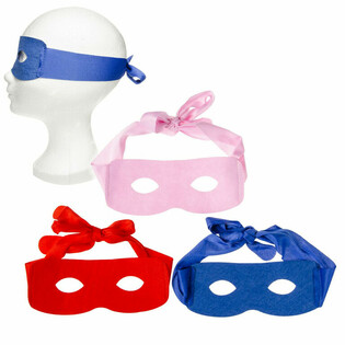 SUPERHELDEN MASKE - FARBEN MIX (24 Stk.)