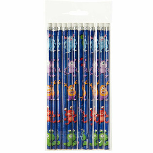 Monster Bleistifte mit Radiergummi (12 Stk.)