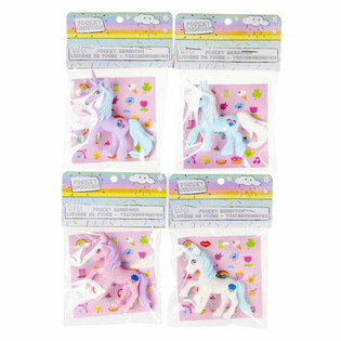Einhorn Spielfigur mit Stickerbogen (48 Stk.)