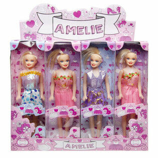 Amelie Spielzeugpuppen im Display (12er-Pack)