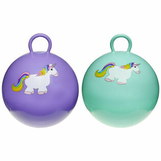 Einhorn H&uuml;pfball (6er-Pack) - 46 cm