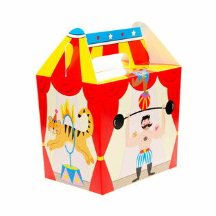 Zirkus Menüboxen / Mitgebselboxen (12 Stk.)