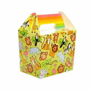 Dschungeltiere Menü-/Geschenkboxen (12 Stk.)