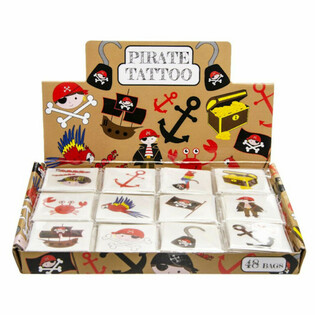 Fun Tattoos - Piraten Motiv (48 Päckchen)