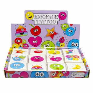 FUN TATTOOS - SMILEY - 48 Päckchen Display