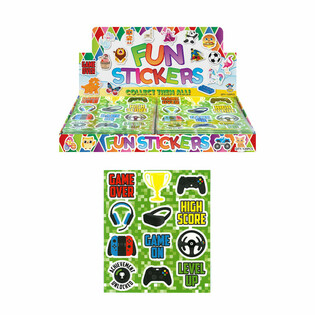 Fun-Sticker - Modell: Gamer (120er-Set)