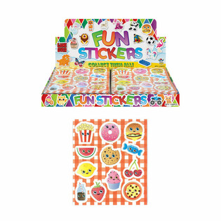 Lustige Sticker - Motiv: Food Faces (120 Stk.)
