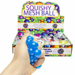 SQUISHY BALL - Ø 5 cm - Bunte Knautschbälle im Display (24 Stk.)