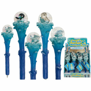Sea Life Glitzer Wasser Kugelschreiber (12er Display)
