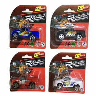 COOLE RACE-PICKUP-AUTOS AUF KARTE (24 Stk.)