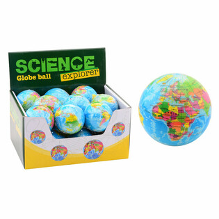 SCIENCE EXPLORER - Schaumstoff Weltglobus Ball Ø6 cm (18 St. im Display)