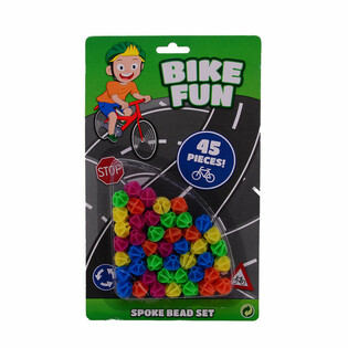 BIKE FUN - 45x Speichenperlen für Kinderfahrräder auf Karte