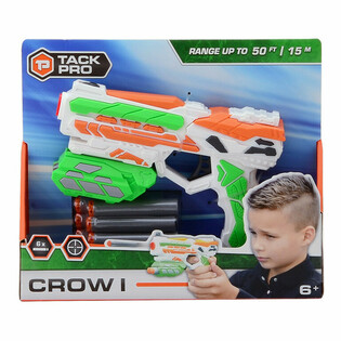 Tack Pro Crow I Blaster mit 6 Soft Darts