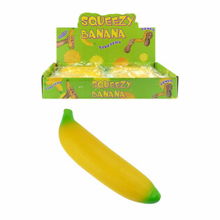 Squeeze Banane - 18 cm (Display mit 12 Stk.)