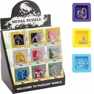 IQ Metallpuzzles Display (36 Stk.)
