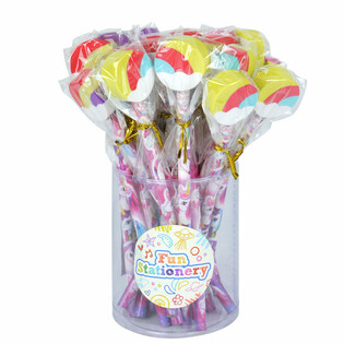 Regenbogen Einhorn Bleistift mit Radiergummi (24 Stk.)