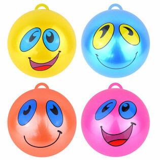 Fröhliche Smiley Bälle Ø 25 cm (12 Stück)