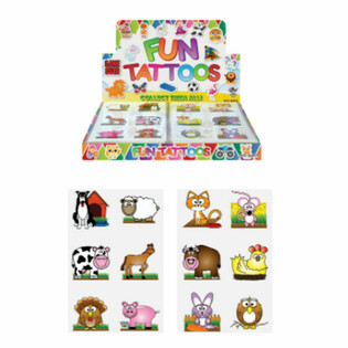 Fun Tattoos - Bauernhoftiere (96 Bl&auml;tter)