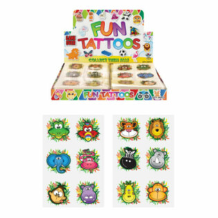Jungle Fun Tattoos - Display (96 Stk.)