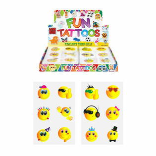 Smiley Fun Tattoos im Display (96 St.)