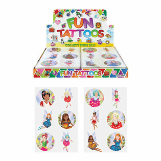 Fun Tattoos - Feen / Elfen Display (96 Stk.)