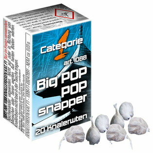 BIG POP Knallerbsen - CAT F1 Kinderfeuerwerk - Displayverpackung