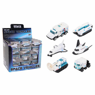 DIE CAST - SPACE ADVENTURE - WELTRAUMFAHRZEUGE, Ma&szlig;stab 1:64 - IM DISPLAY (48 Stk.)