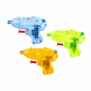 WASSERPISTOLEN 9 Cm Lang - MISCHFARBEN (48 Stk.)