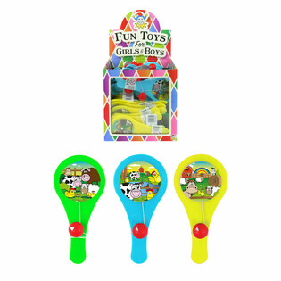 Paddle-Ball-Spiel: Bauernhof Tiere - Display (96 Stk.)