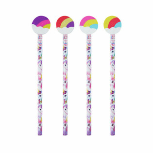 Regenbogen Einhorn Bleistift mit Radiergummi (24 St.)